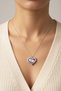 Steel Dolphin Heart Necklace 45 cm |   Silver Color Non Tarnish Jewelry Women Steel Necklace - 5