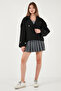 Regular Fit Double-Breasted Collar Buttoned Lined Jacket Coat Coat 6524955 - 3