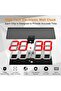 Digital LED Oversize Wall Clock, 6-inch Red LED, Remote, Countdown/Timer, Calendar, Thermome - 5