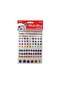 Self-Adhesive Pearls, Multi-Bling Model, Variable Sizes, Plastic, 120 Pcs/Set, Multicolor
