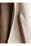 Beige Standard Fit Shirt Collar Plush Men's Coat - 7