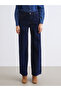 Wideleg Women's Jean Trousers - 2