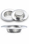 2 Pieces Stainless Steel Sink Strainer 7 cm (Metallic) - 5