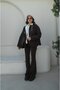 Brown Garni Detailed Quilted Coat - 4