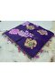 Cenk and Reyhan Exquisite Handcrafted Needlework Embroidery Writing/Needlework/Yemeni Handwork/Tulle Cloth/Head Covering - 4