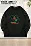 Unisex Veterinarian Animal Lover Printed Oversized Crew Neck Sweatshirt