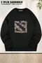 Unisex All Heroes in Dota 2 Logo Printed Oversized Crew Neck Sweatshirt