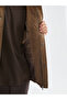 Slim Fit Stand Collar Suede Men's Coat - 3