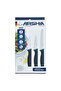 3-Piece Stainless Steel Knife Set–Paring 3.5″,Serrated 3.5″ & Tomato 5″1.5 mm - 2