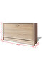 Shoe Storage Bench Oak 80x24x45 cm - 3
