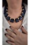Large Cut Bone Model Women's Necklace