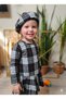 Eid Girl's Short Dress Hat Set Lumberjack Winter Slim Fit Stretchy Not Black - 2