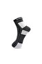 3 Pack Terry Ankle Socks - Blue, Gray and White - 4