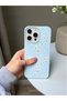 iPhone 14 Pro Max Compatible Daisy Patterned Blue Launch Liquid Silicone Case - 2