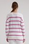 Striped Boat Neck Sleeveless Sweater - 3