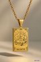 The Drifter Tarot Necklace |   Gold Color Stainless Steel Necklace