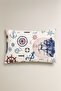 Navira Patterned 2-Piece Pillowcase Cotton Fabric with Zipper