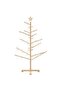 Wooden Christmas Tree with Stand Natural 125 cm Solid pine wood - 4