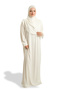 Cream One Piece Prayer Dress Viscose Plain 2503_40
