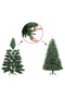 Artificial Christmas Tree with Stand 150 cm PVC - 8