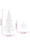 Christmas Trees with Stand Natural 150 cm Solid pine wood - 3