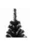Artificial Christmas Tree with Stand Black 180 cm PVC - 4