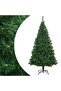Artificial Christmas Tree with Thick Branches Green 180 cm PVC