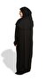 Black Two Piece Prayer Dress Viscose Plain 2504_01 - 3