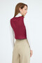 Women's Faux Suede Vest - 5