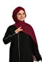 Burgundy Practical Ready-To-Wear Bonnet Shawl Chiffon Draped 2507_16