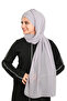 Gray Practical Ready-To-Wear Bonnet Shawl Chiffon Draped 2507_15 - 2