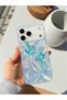 iPhone 17 Pro / 18 Pro Compatible Jellyfish Patterned Feathered Hologram Silicone Case - 4