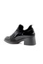 207 K6668 Loafer Black Patent Leather Women's Casual Shoes - 4
