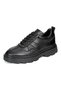 Bellavia Genuine Leather Handmade Men's Black Sneaker Shoes
