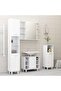Bathroom Cabinet White 30x30x95 cm Engineered Wood - 6