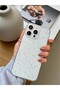 iPhone 16 Pro Max Compatible Transparent Floral Pattern Soft Camera Protection Silicone Case - 5