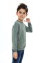 سويت شيرت Green Boy's Relax Fit Crew Neck خفيف الوزن ذو أكتاف منخفضة مطبوع - خيطين - 3