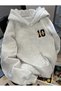 Unisex Men/Women Colorful 10 Special Printed Cotton Oversized Hooded Sweatshirt - 2