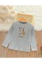 Children's Mickey Mouse Printed Long Sleeve T-Shirt