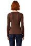 Women's Plain Pattern Crew Neck Long Sleeve Stretchy Knitted Quality Stylish Comfortable Modern Elegant Casual - 4