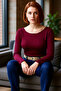 Women's Bodycon Textured Stretchy Knitted Long Sleeve Quality Stylish Comfortable Modern Elegant Casual - 2