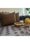 Flavia Pom-Pom Sofa Cover Anthracite 180*300
