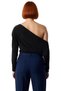 Women's Boat Neck Agraf Detailed Fitted Long Sleeve Knitted Blouse Ideal for Stylish Evening Outfits - 4