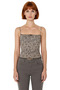 Leopard Printed Crop Blouse Thin Strap Knitted Basic Summer Stylish Appearance Special Design Quality Craftsmanship - 3