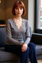 Women's V-Neck Brushed Ribbed Stretchy Knitted Quality Stylish Comfortable Modern Elegant Casual - 2