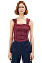 Floral Knitted Tulle Blouse Fitted Fit Comfortable Summer Trend Design Zarifane - 3