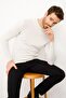 Desen Men's Basic Half Fisherman Thin Knit Sweater 21604 - 2