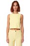 Women's Bodycon Crew Neck Sleeveless Lace Knitted Crop Quality Stylish Comfortable Modern Elegant - 3