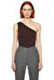 One Shoulder Sleeveless Knitted Blouse Fitted Body Perfect Fit Zarifane Design Stylish Look - 3