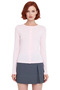 Women's Crew Neck Full Button Flexible Knitted Quality Stylish Comfortable Modern Elegant Casual - 3
